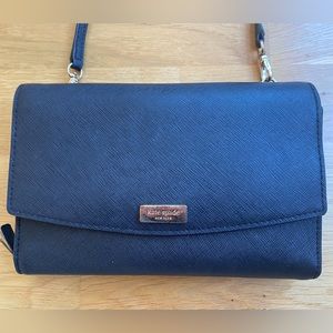 Kate Spade Crossbody Wallet/Bag - Black